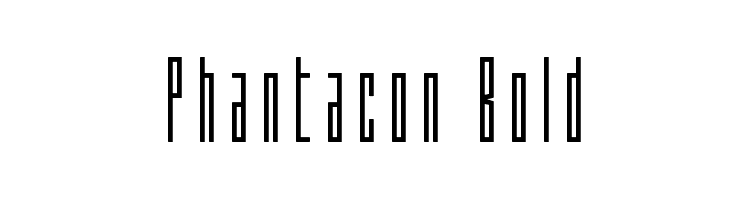 Phantacon Bold  Fuentes Gratis Descargar