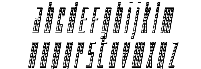 Phantacon Chrome Italic Font LOWERCASE