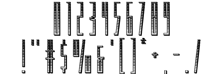 Phantacon Chrome Font OTHER CHARS