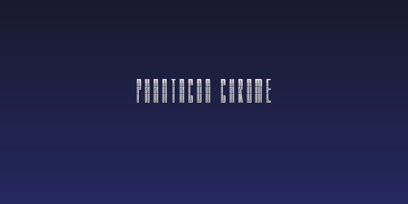 Phantacon Chrome Social Header