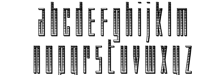 Phantacon Chrome Font LOWERCASE