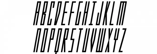 Phantacon Compact Bold Italic Шрифта ВЕРХНИЙ