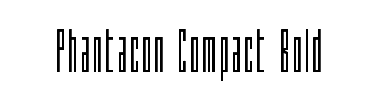 Phantacon Compact Bold  フリーフォントのダウンロード
