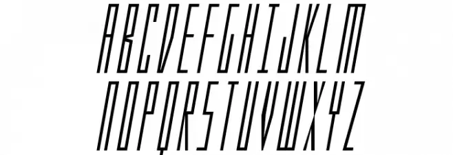 Phantacon Compact Italic Schriftart Groß