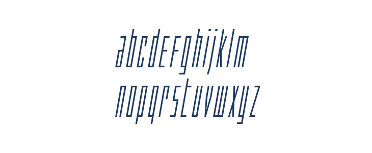 Phantacon Compact Italic Lowercase