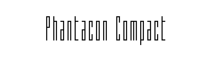 Phantacon Compact  font caratteri gratis