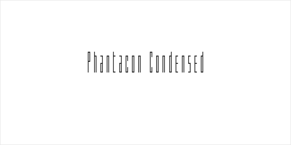 Phantacon Condensed Logo