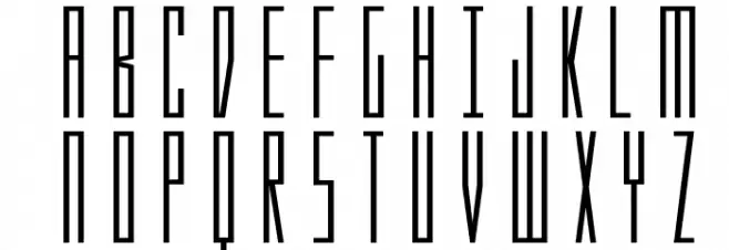 Phantacon Expanded フォント 大文字