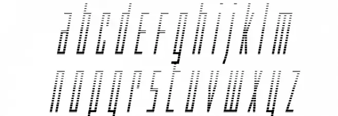 Phantacon Gradient Italic 字体 小写