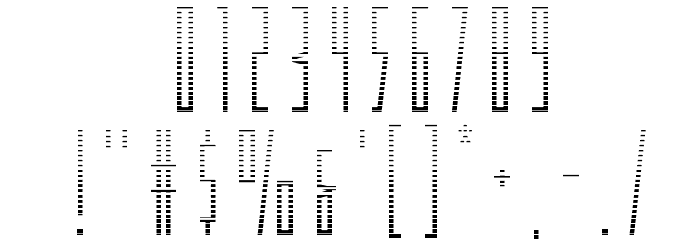 Phantacon Gradient Font OTHER CHARS