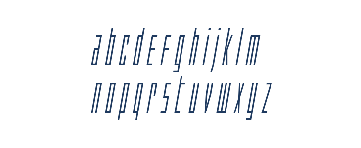 Phantacon Italic Lowercase