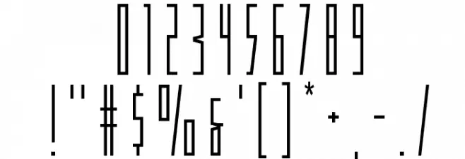 Phantacon Regular Font OTHER CHARS