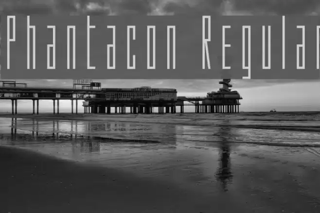 Phantacon Regular Font examples