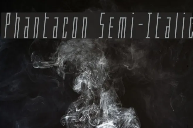 Phantacon Semi-Italic Example 2