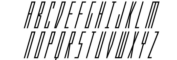 Phantacon Super-Italic Fuentes MAYÚSCULAS
