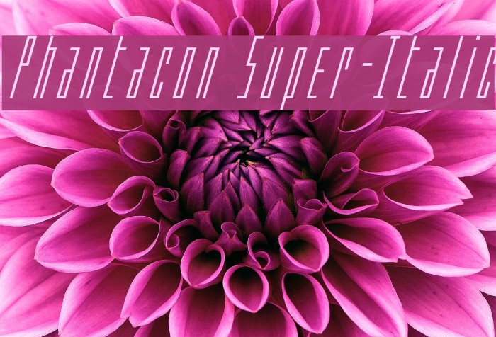 Phantacon Super-Italic Example 1