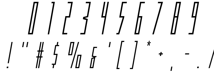 Phantacon Title Italic Font OTHER CHARS