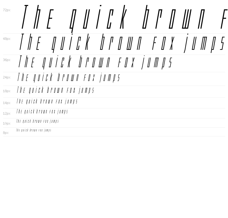 Phantacon Title Italic Waterfall