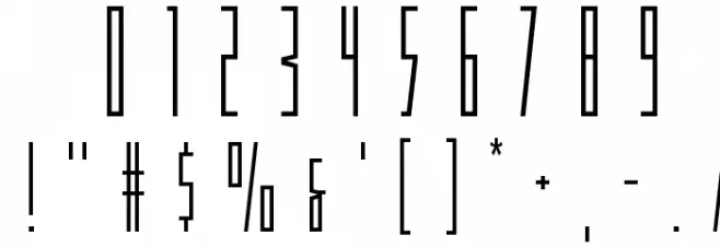 Phantacon Title Font OTHER CHARS