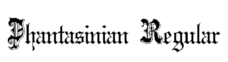Phantasinian Regular Font