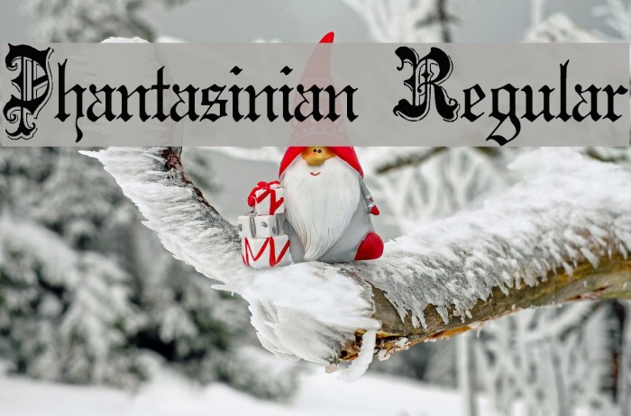 Phantasinian Regular Font examples