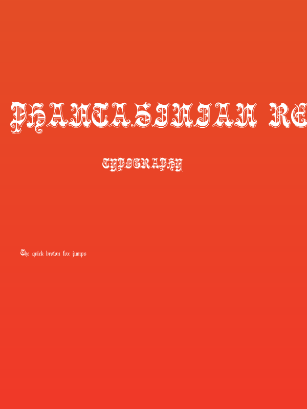 Phantasinian Regular Poster