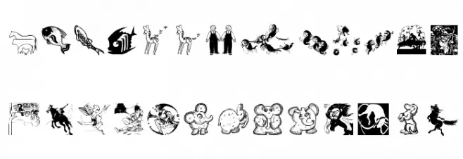 PhantasyDolls Font Litere mari