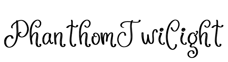 Phanthom Twilight  Fuentes Gratis Descargar