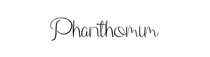 Phanthomim  baixar fontes gratis