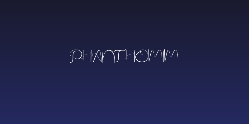 Phanthomim Social Header