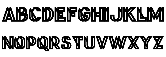 Phantom Bold Font LOWERCASE