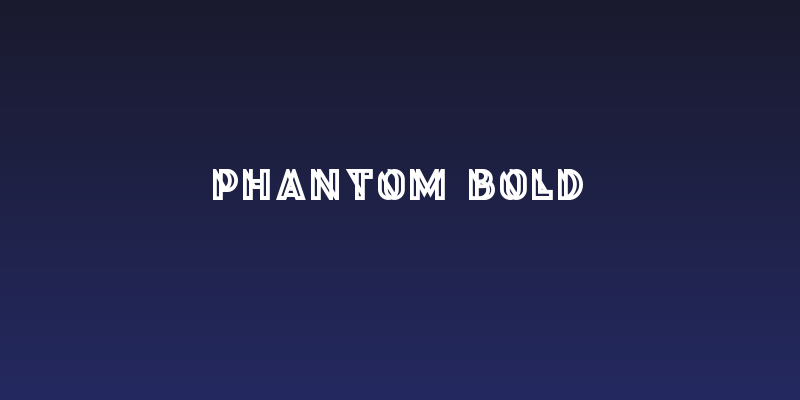 Phantom Bold Social Header