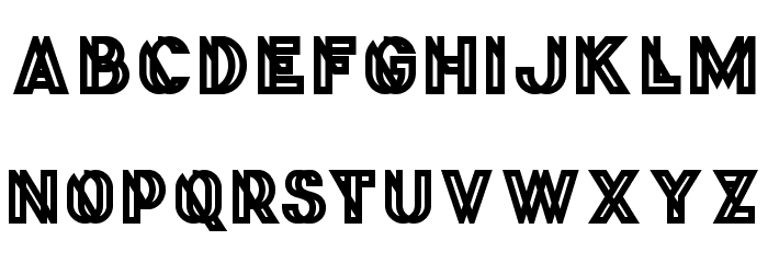 Phantom Bold Font LOWERCASE