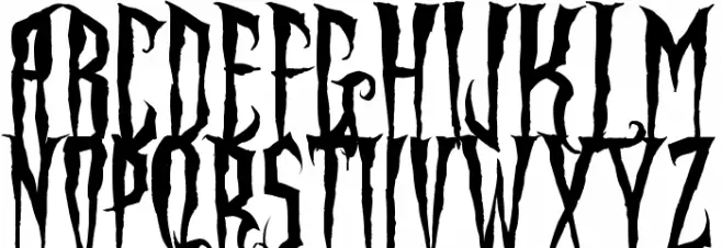 Phantom Fingers Font Litere mari