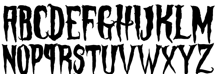 Phantom Fingers Font LOWERCASE