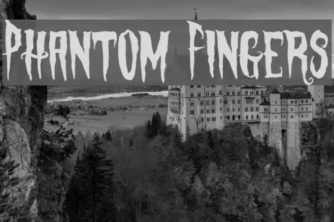 Phantom Fingers Font examples