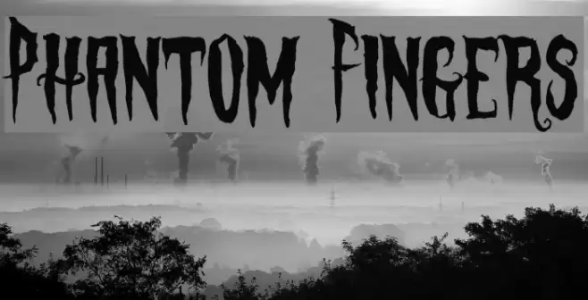 Phantom Fingers Font examples