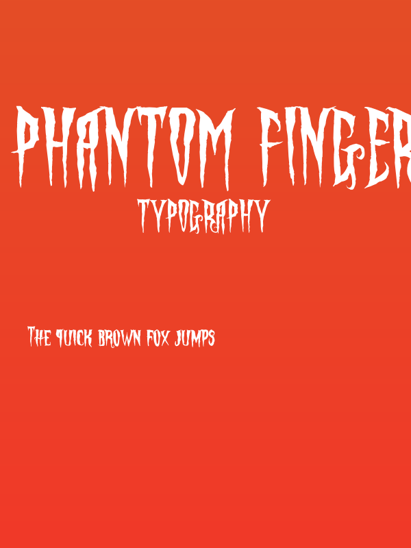 Phantom Fingers Poster