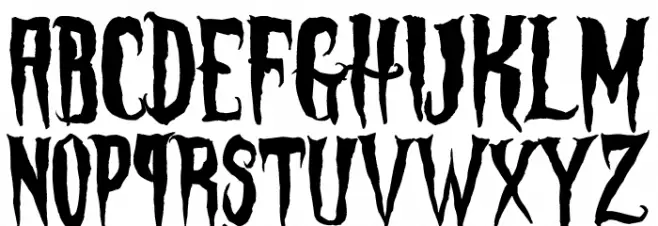 Phantom Fingers خط أحرف صغيرة