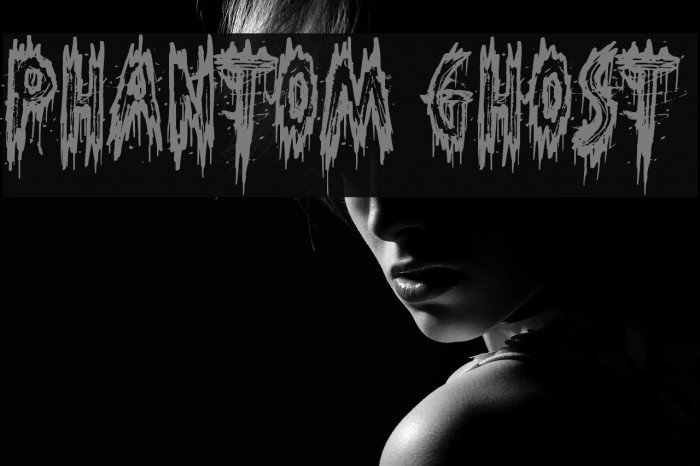 Phantom Ghost Font examples