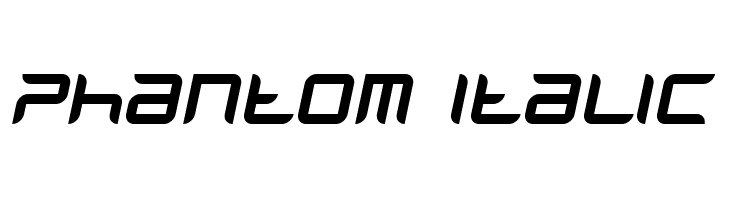 Phantom Italic  font caratteri gratis