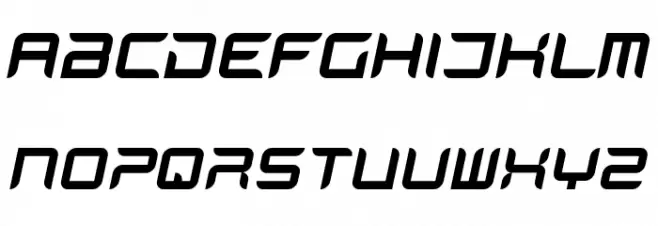 Phantom Italic خط أحرف كبيرة