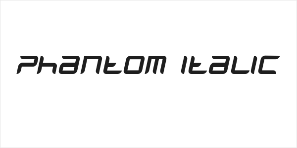 Phantom Italic Logo