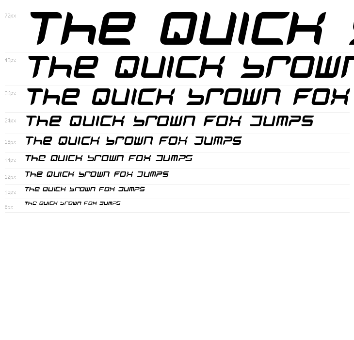 Phantom Italic Waterfall