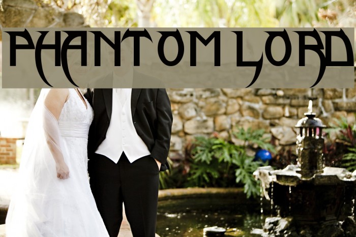 Phantom Lord Font examples