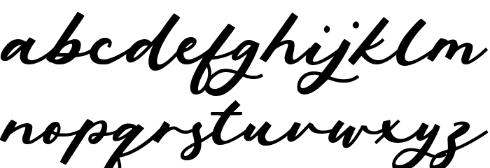 Phantom Rider Font LOWERCASE