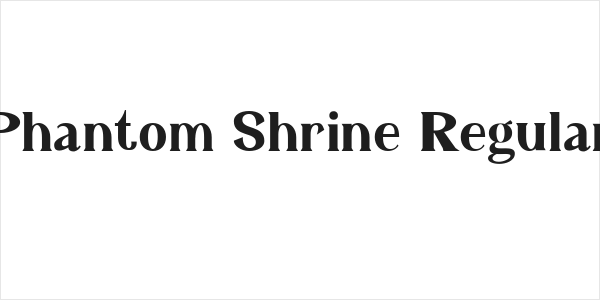 Phantom Shrine Regular Logo