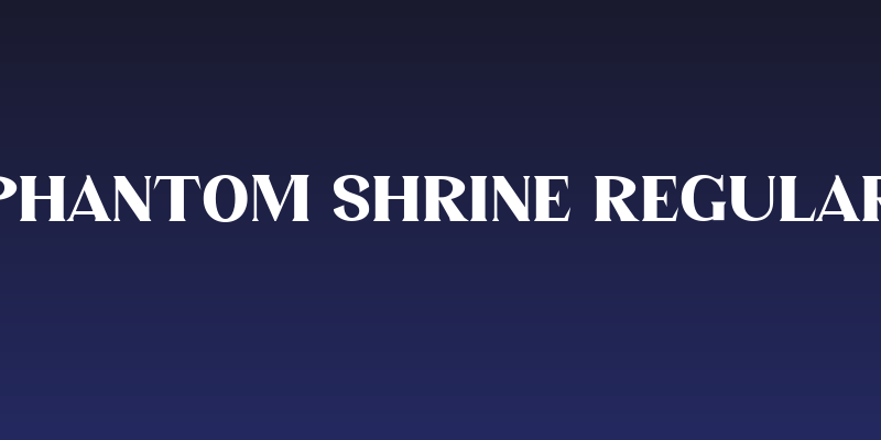 Phantom Shrine Regular Social Header