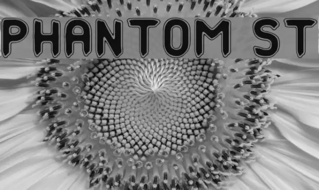 Phantom St Font examples