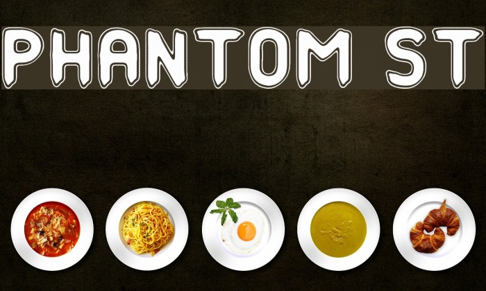 Phantom St Font examples
